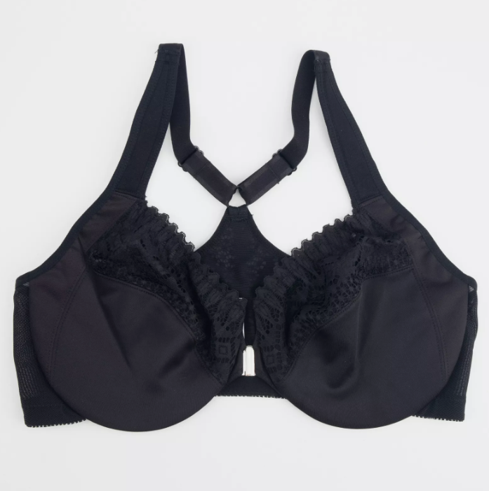 Plus Size Women Bra sheers Gather Comfort Shaping Beauty Back Lace Full Cup C-G
