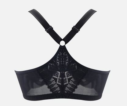 Plus Size Women Bra sheers Gather Comfort Shaping Beauty Back Lace Full Cup C-G