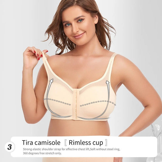 Wireless Lace Big Cup Bra